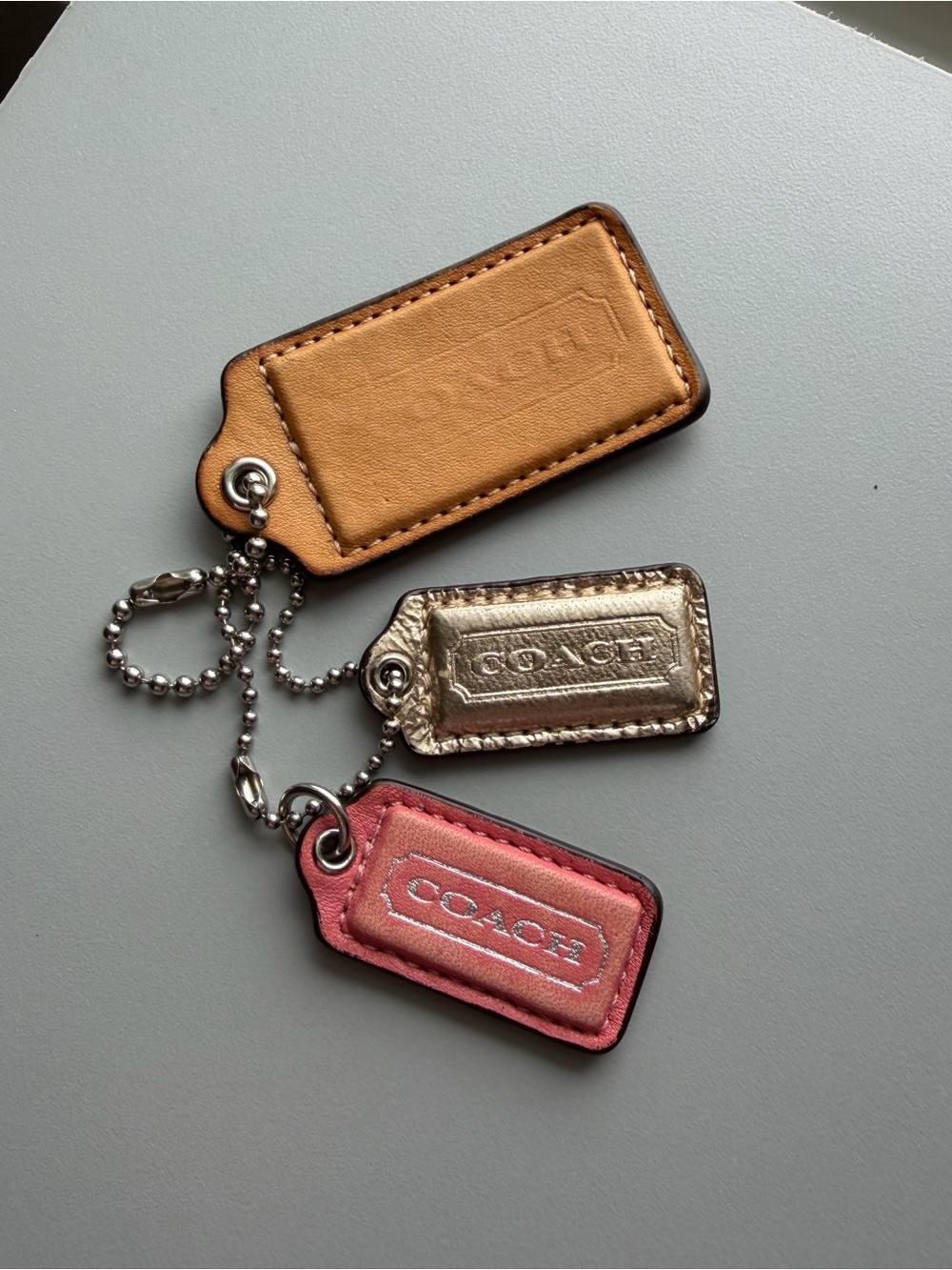 Coach Poppy hangtag set of 3